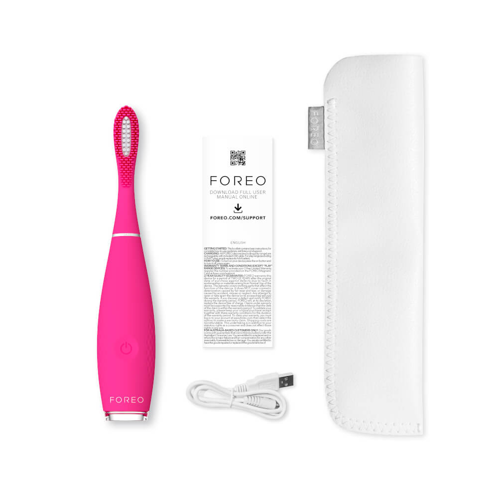 แปรงสีฟันซิลิโคนไฟฟ้า FOREO ISSA Mini 3 Wild Strawberry